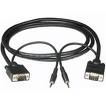35ft HD15 M/M UXGA MONITOR CABLE with 3.5mm AUDIO